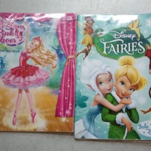Buku Komik Cerita Bergambar- Disney Fairies dan Barbie Pink Shoes (2 buku)